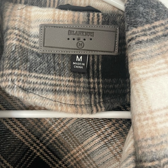 Blank NYC Plaid Shacket in Checked Out - Picture 3 of 4